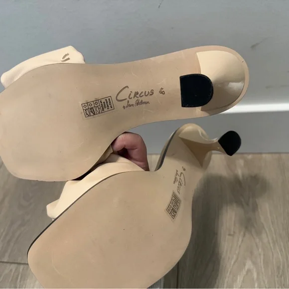 New ✨ Circus by Sam SLADE SUMMER SAND/SUPER SOFT NAPPA - 8.5 / M - Picture 4 of 4